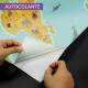 Papel de Parede Mapa-M�ndi Animais MP