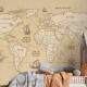 Papel de Parede Mapa-M�ndi Papel Pardo MP