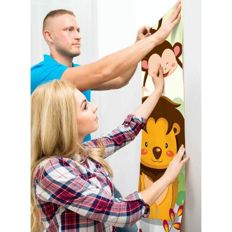 Papel de Parede Animais Baby na Floresta MP