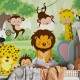 Papel de Parede Animais Baby na Floresta MP