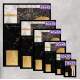 Quadro Decorativo Geom�trico M�rmore Dourado Marrom e Branco