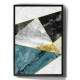 Quadro Decorativo Abstrato M�rmore Turquesa