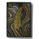 Quadro Decorativo M�rmore Minimalista Folha Dourada