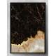 Quadro Decorativo M�rmore Minimalista Marrom