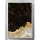 Quadro Decorativo M�rmore Minimalista Marrom