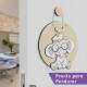 Enfeite de Porta Maternidade Elefantinho Baby com �culos