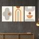 Kit 3 Quadros Decorativos Geom�trico Arte Moderna