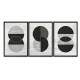 Kit 3 Quadros Decorativos Geom�trico Arte Moderna 03