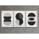 Kit 3 Quadros Decorativos Geom�trico Arte Moderna 03