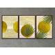 Kit 3 Quadros Decorativos Geom�trico Arte Moderna 07
