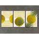 Kit 3 Quadros Decorativos Geom�trico Arte Moderna 07