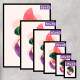 Kit 3 Quadros Decorativos Geom�trico Arte Moderna 09