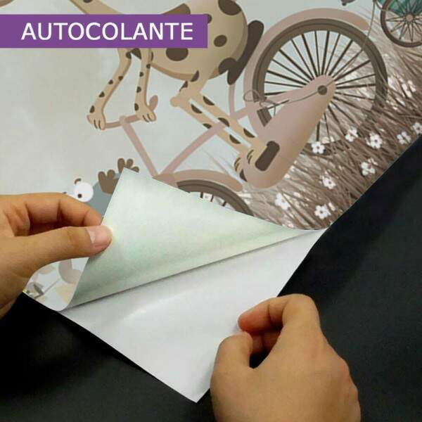Papel de Parede Animas Baby de Bicicleta e Bales MP