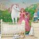 Papel de Parede Princesa e Unic�rnio MP