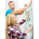 Papel de Parede Mapa-m�ndi com Animais e Bal�es MP