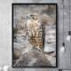 Quadro Decorativo Gavi�o na Pedra
