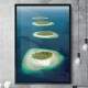 Quadro Decorativo Ilhas no Mar