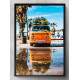 Quadro Decorativo Kombi Laranja