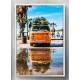 Quadro Decorativo Kombi Laranja