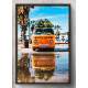 Quadro Decorativo Kombi Laranja