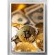 Quadro Decorativo Moedas BitCoin