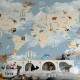 Papel de Parede Mapa-m�ndi Animais nos Pa�ses MP