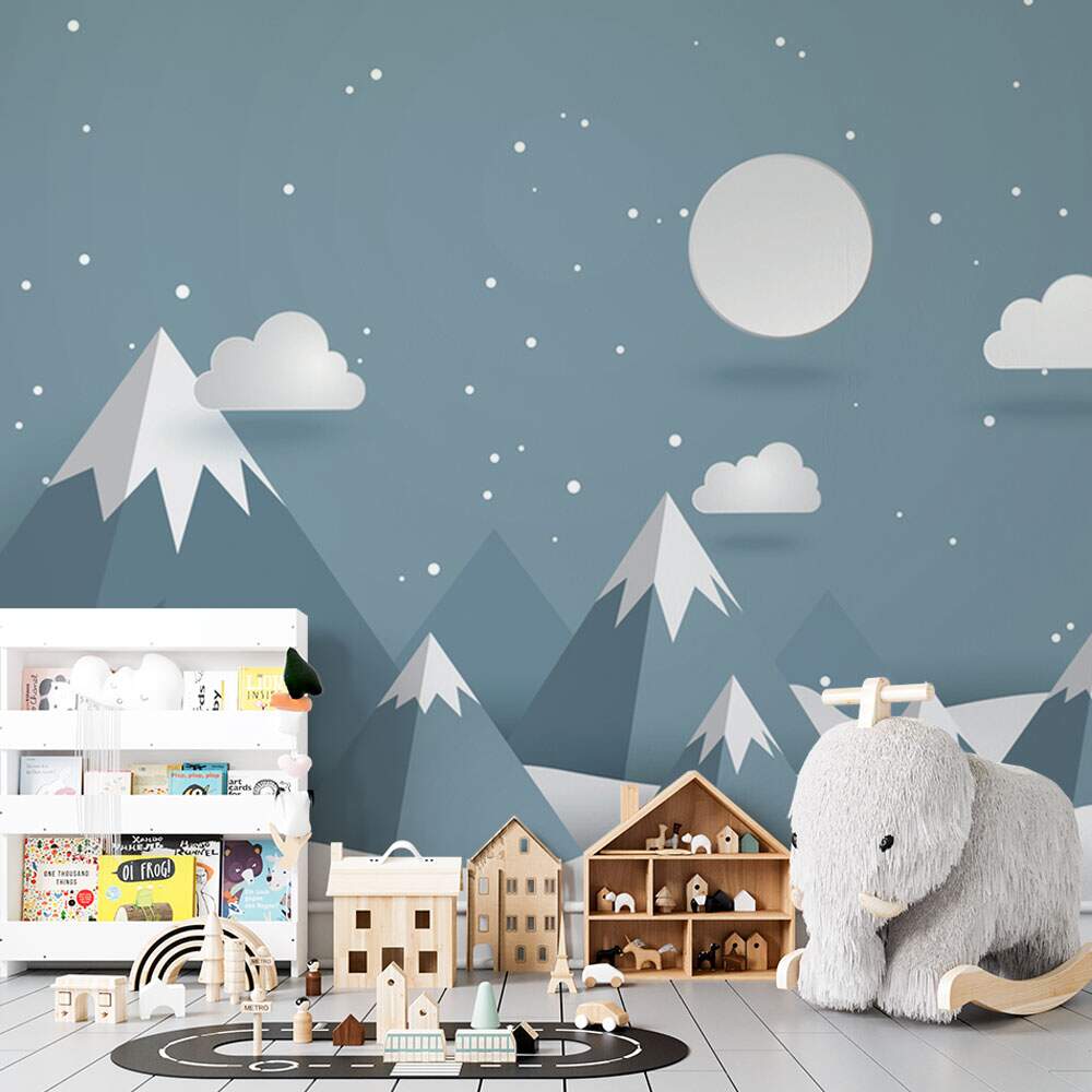 Papel de Parede Montanhas Minimalista MP