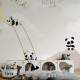 Papel de Parede Panda Baby na Lua MP