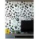 Papel de Parede Animal Print Dogs e Cat Patas e Ossinhos PB