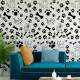 Papel de Parede Animal Print Dogs e Cat Patas e Ossinhos PB