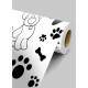Papel de Parede Animal Print Dogs e Cat Patas e Ossinhos PB
