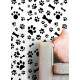 Papel de Parede Animal Print Dogs Patas e Ossinhos PB
