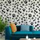 Papel de Parede Animal Print Dogs Patas e Ossinhos PB
