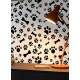 Papel de Parede Animal Print Dogs Patas e Ossinhos PB