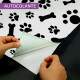 Papel de Parede Animal Print Dogs Patas e Ossinhos PB