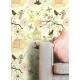 Papel de Parede Animal Print Passarinhos e Gaiolas 03