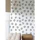 Papel de Parede Animal Print Patinhas Preto e Branco