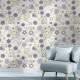 Papel de Parede Animal Print Gatinho com Flores 02