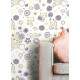 Papel de Parede Animal Print Gatinho com Flores 02