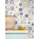 Papel de Parede Animal Print Gatinho com Flores 02