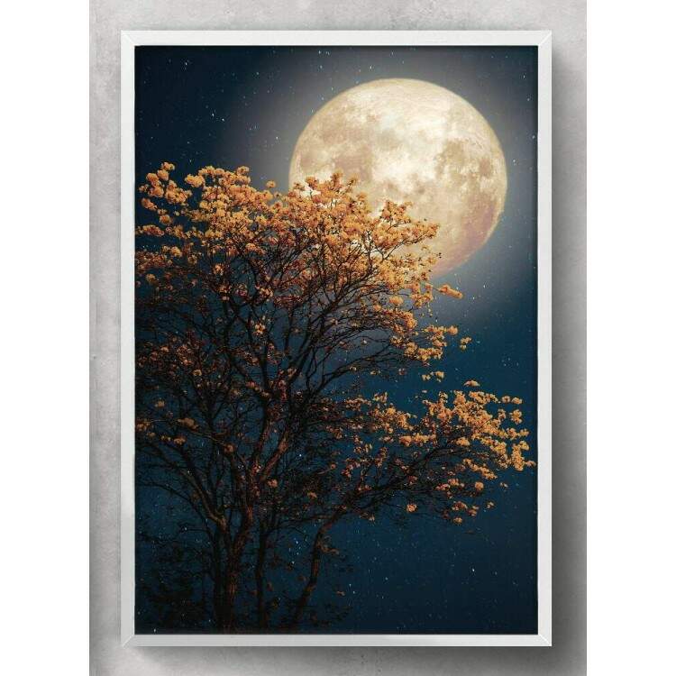 Quadro Decorativo rvore a Luz da Lua