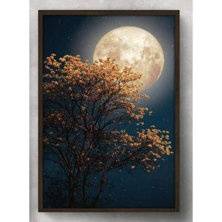 Quadro Decorativo rvore a Luz da Lua