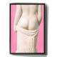 Quadro Decorativo Abstrato Est�tua Nua de Costas