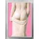 Quadro Decorativo Abstrato Est�tua Nua de Costas