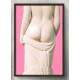 Quadro Decorativo Abstrato Est�tua Nua de Costas