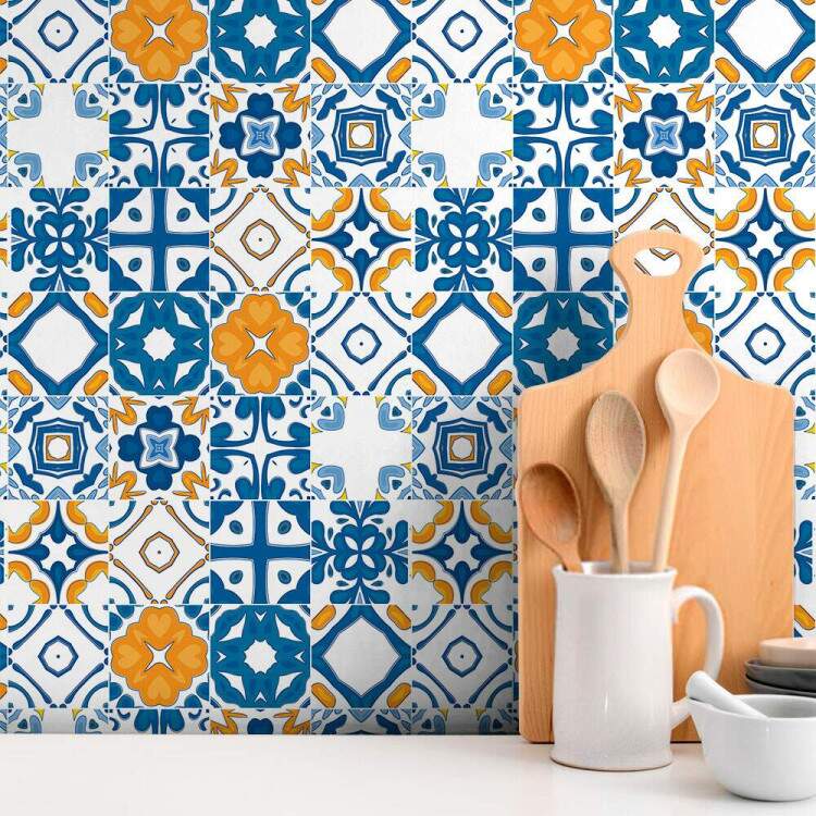 Papel de Parede - Azulejo - Mod 13