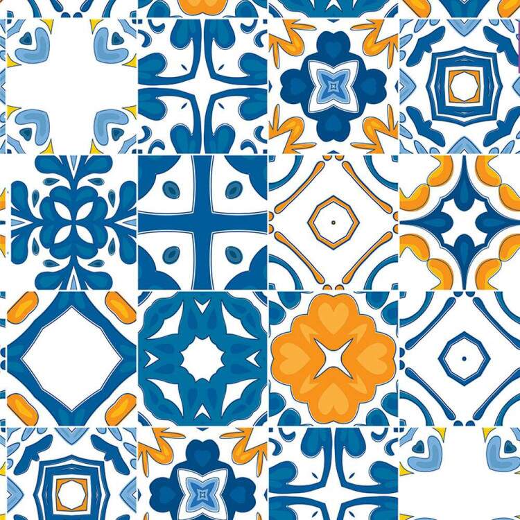 Papel de Parede - Azulejo - Mod 13