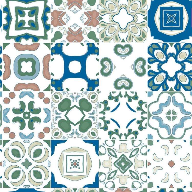 Papel de Parede - Azulejo - Mod 14