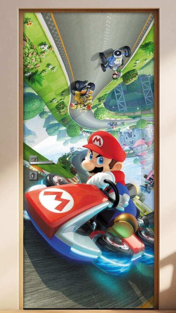 Adesivo para Porta Super Mario Kart Mod. 2
