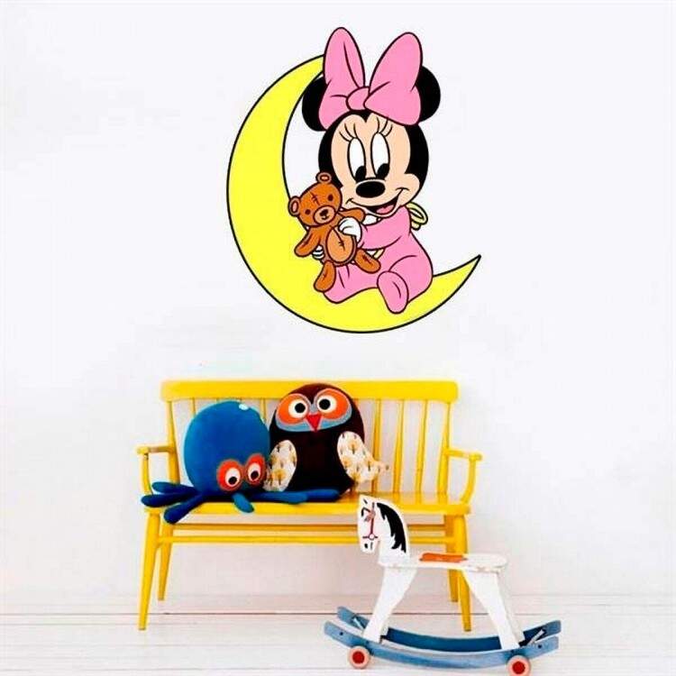 Adesivo de parede Infantil Minnie Baby